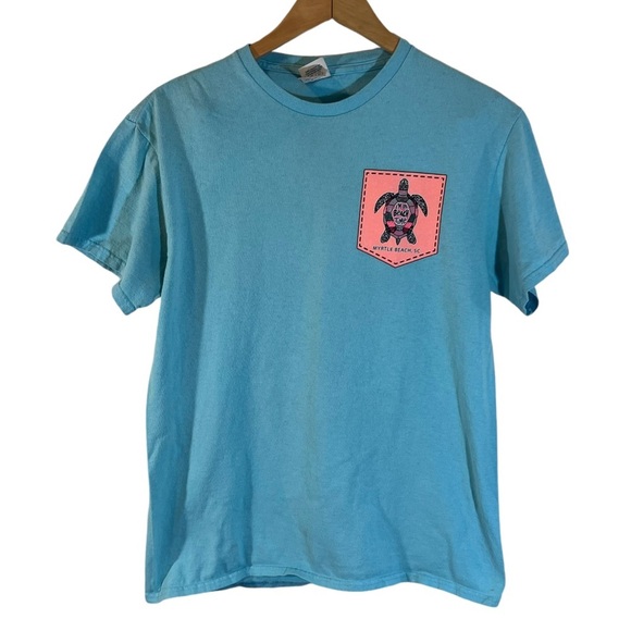 Delta Pro Weight 90s Graphic T Shirt Medium Myrtle Beach South Carolina Turtle - Picture 1 of 8
